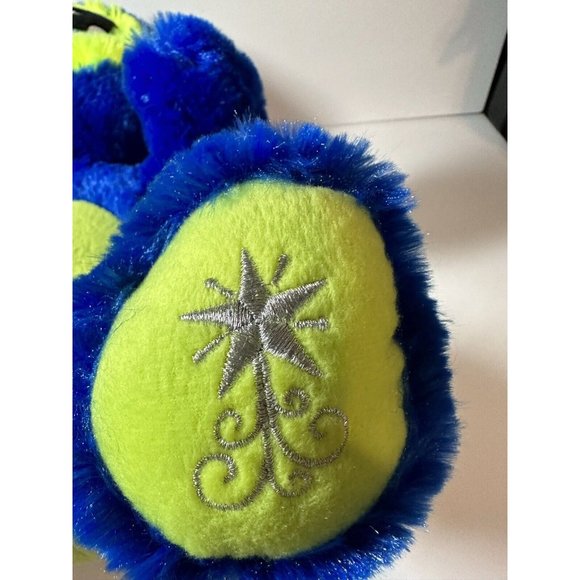 Peek A Boo Toys Blue And Green Stuffed Sleepy Time Bear NWT Christmas - Picture 8 of 11